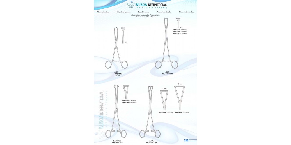 Inestinal Forceps